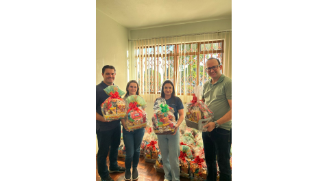 Coasul entrega Cestas de Páscoa para Pastoral da Solidariedade em São João