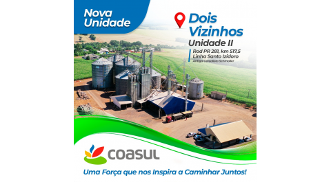 Coasul agora conta com mais duas unidades!